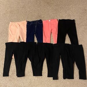 9 Pairs of 3T Kids Pants and Leggings